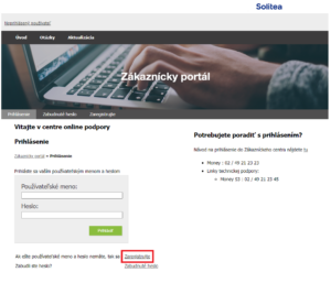 Úhrada služby Podpora a Aktualizácia prostredníctvom zákazníckeho portálu
