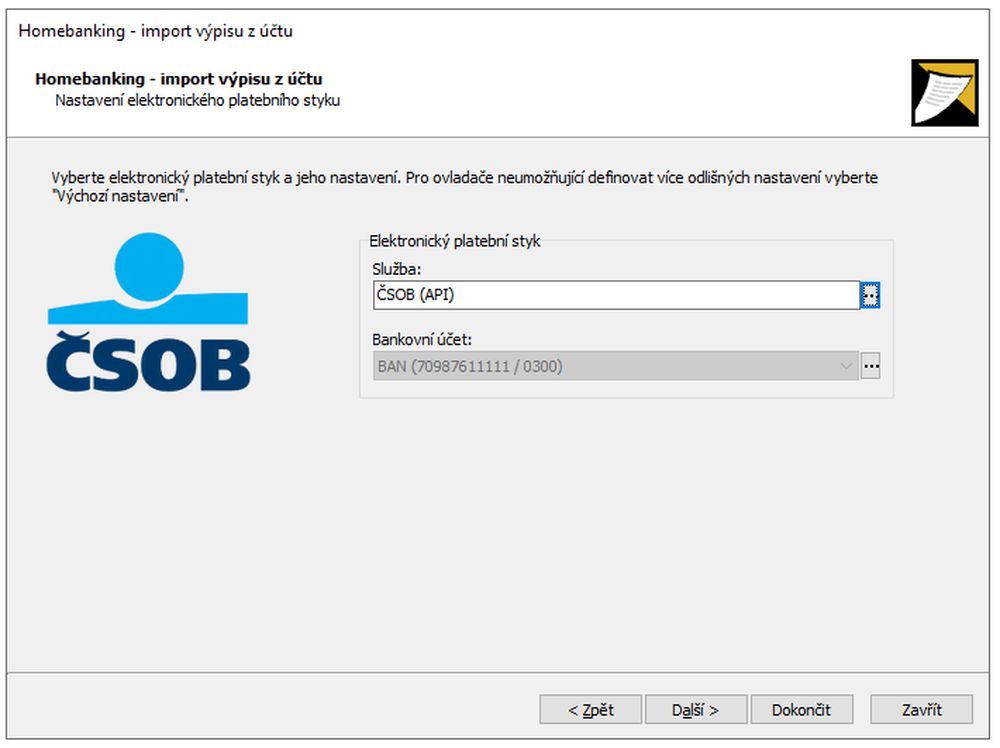 Propojení ČSOB a Money S3 přes API